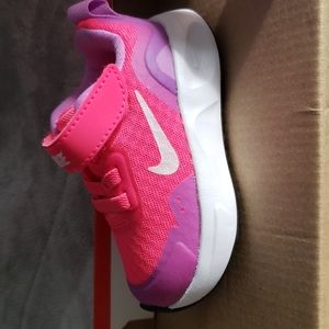 Nike toddler pink sneakers.